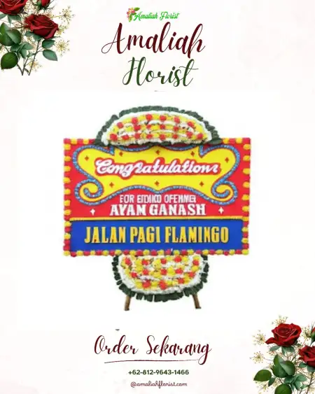 Sewa Papan Bunga Gedung Sate Bandung